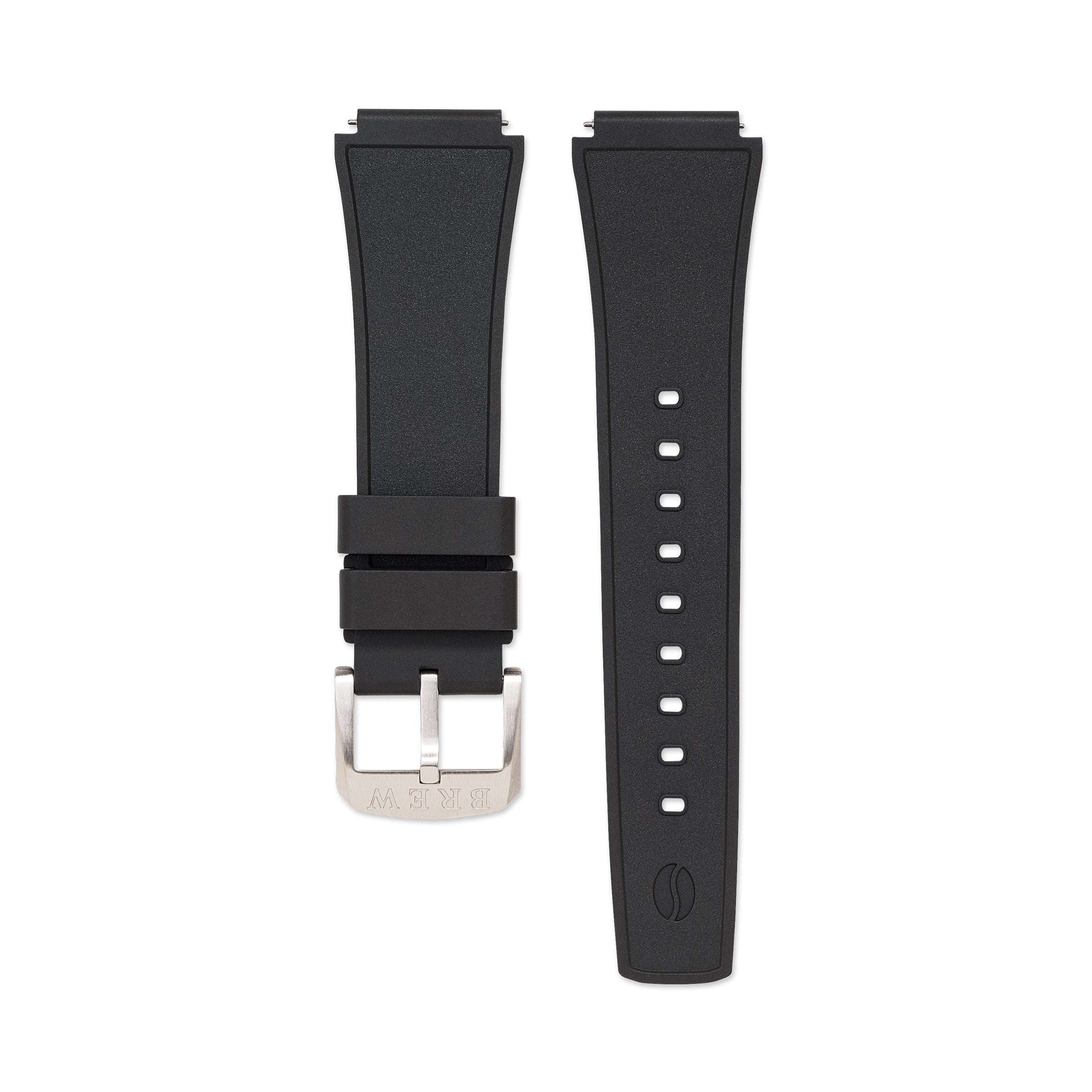 Metric - Black Rubber Strap 20mm