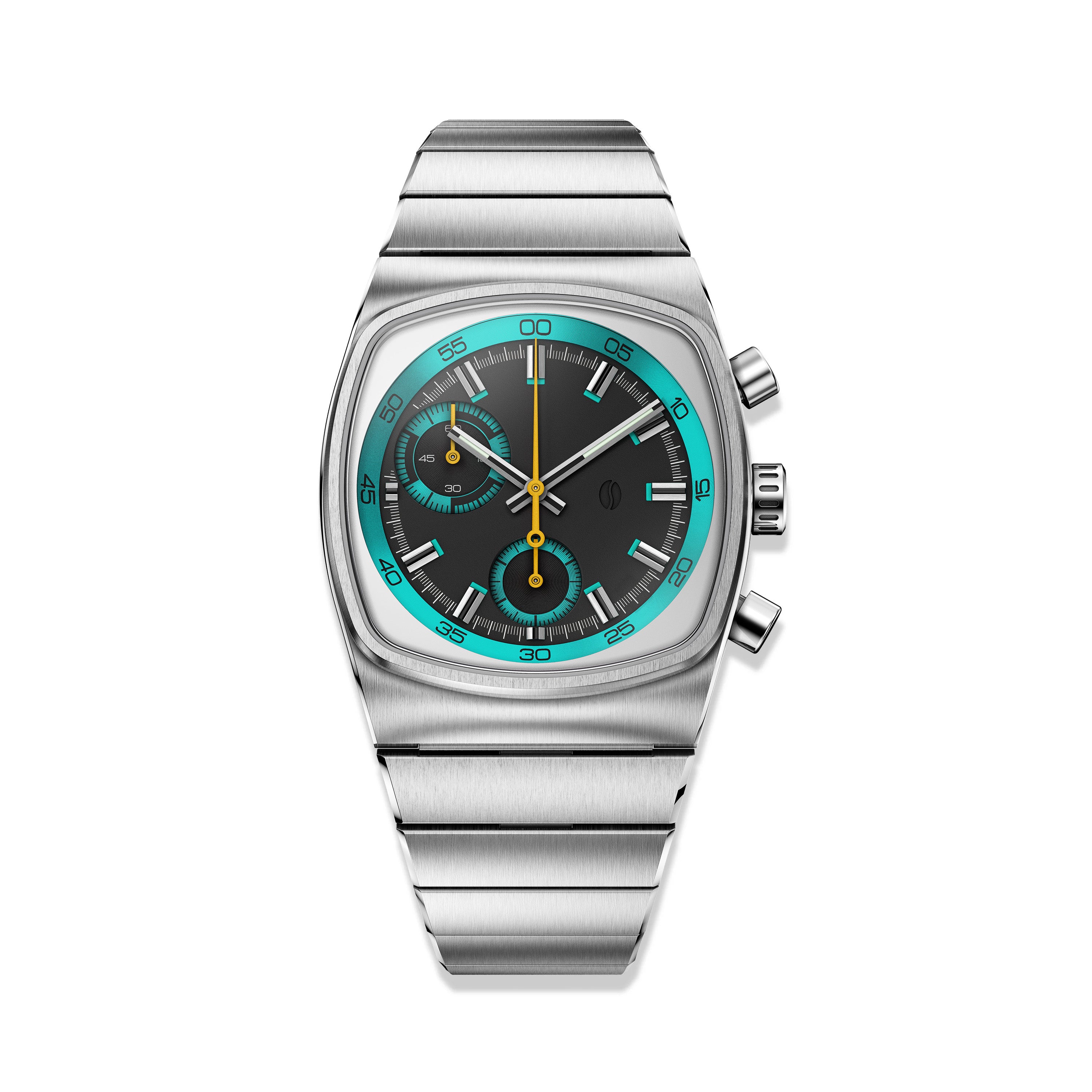 Metric - Teal and Yellow – Brew Watches