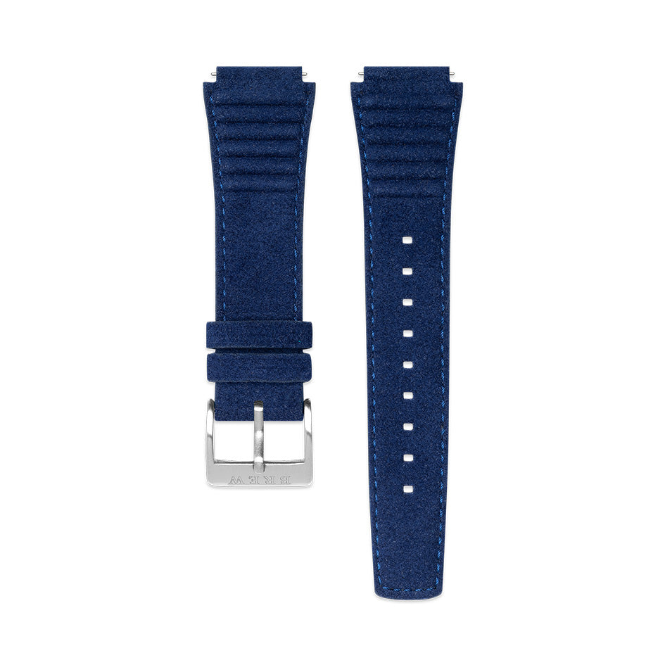 Metric - Navy Suede Strap 19.50mm – Brew Watches