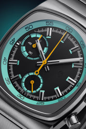 Metric - Teal and Yellow