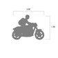 Mini Moto Cafe Rider Figure