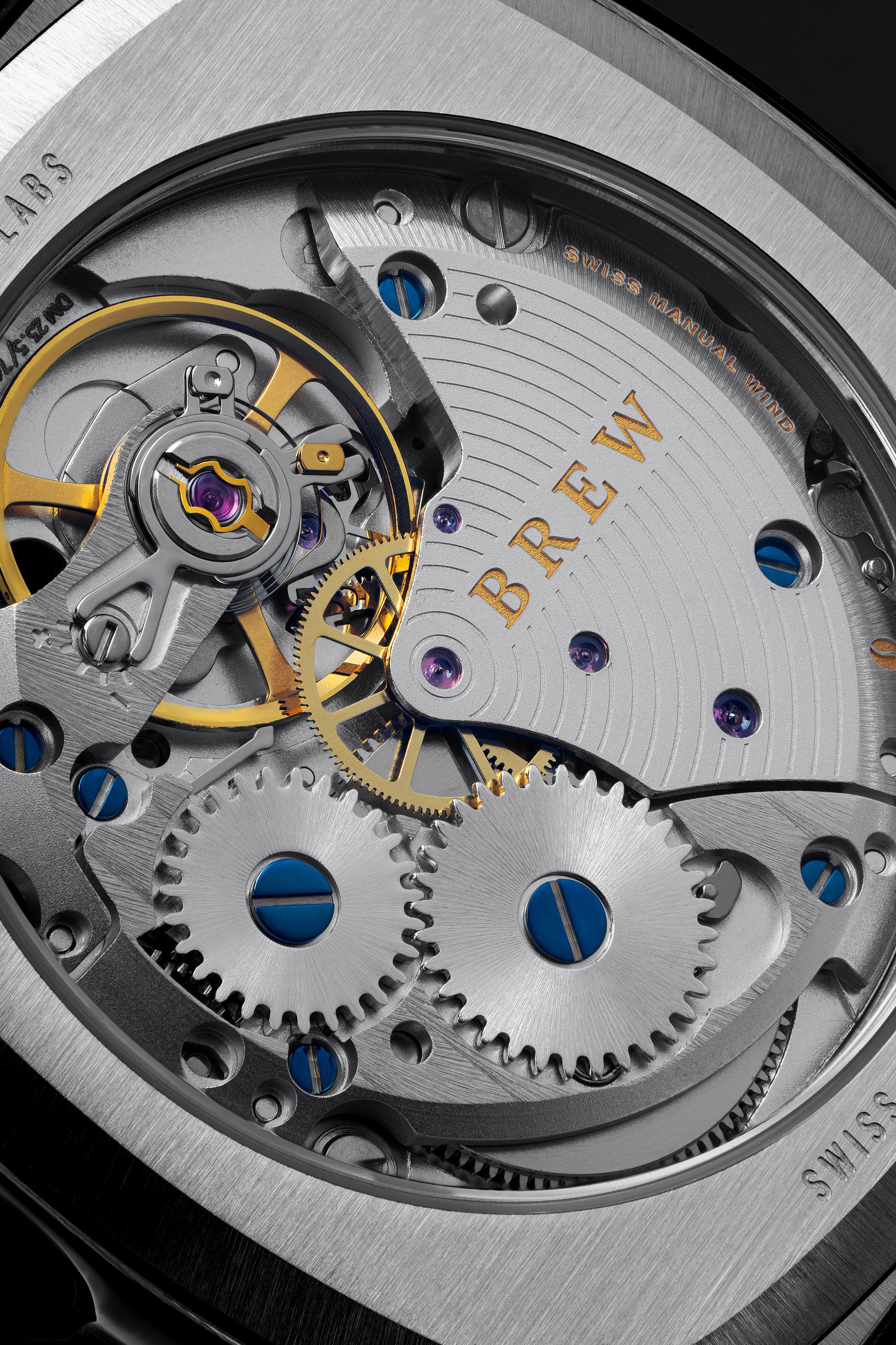 Metric - Swiss Manual Wind-Blue – Brew Watches