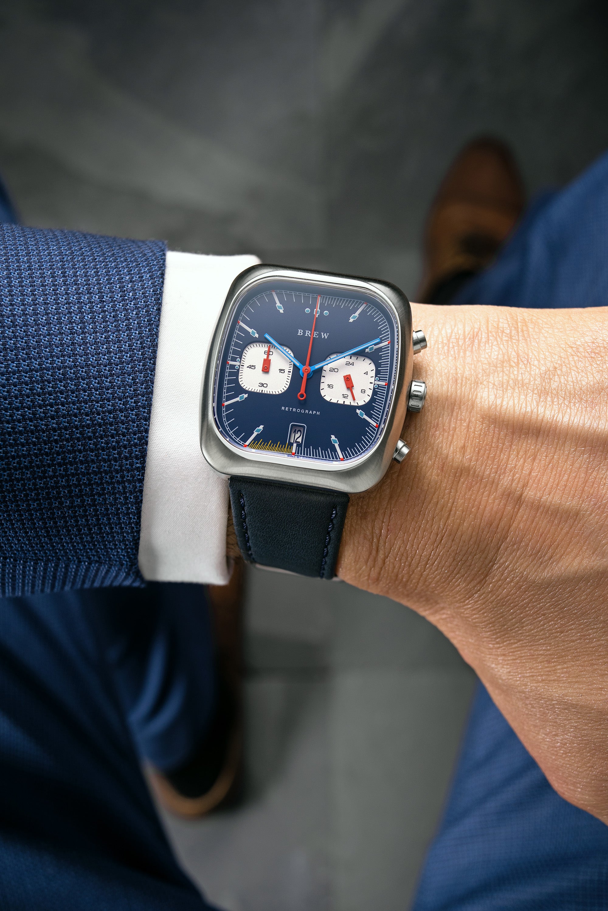Retrograph - Technicolor Chronograph Watch – Brew Watches