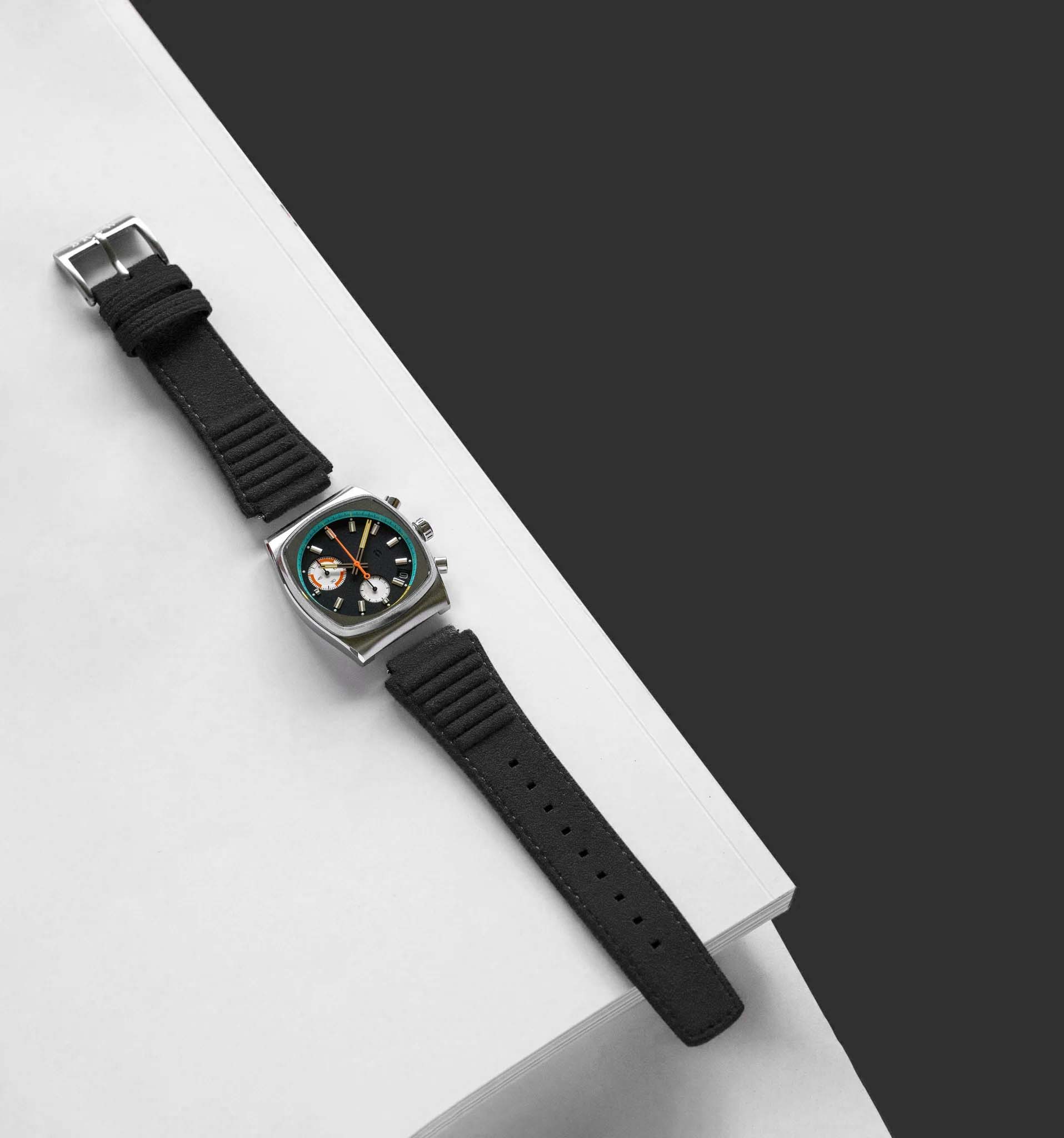 Metric - Black Suede Strap 19.50mm