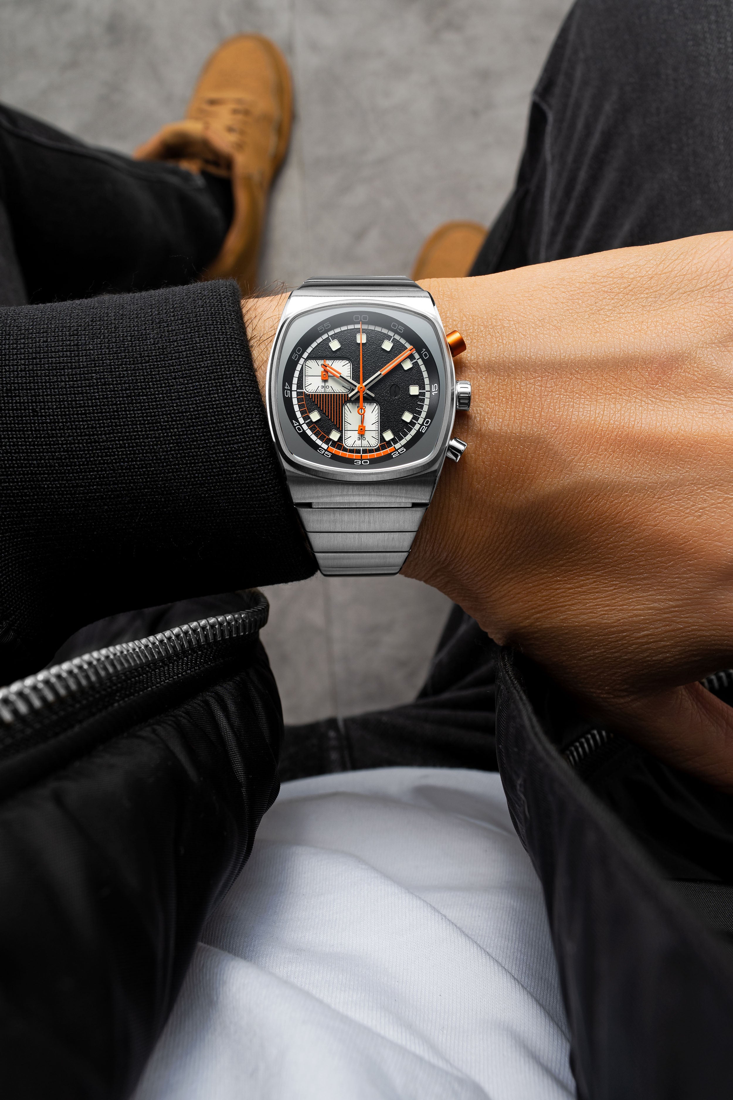 Brew Watch Co. ブリューウォッチ 新品未使用品 Mertric Brew Watch Co. Metric - Steel Dial 36mm×41.5mm METRIC-SS メカ