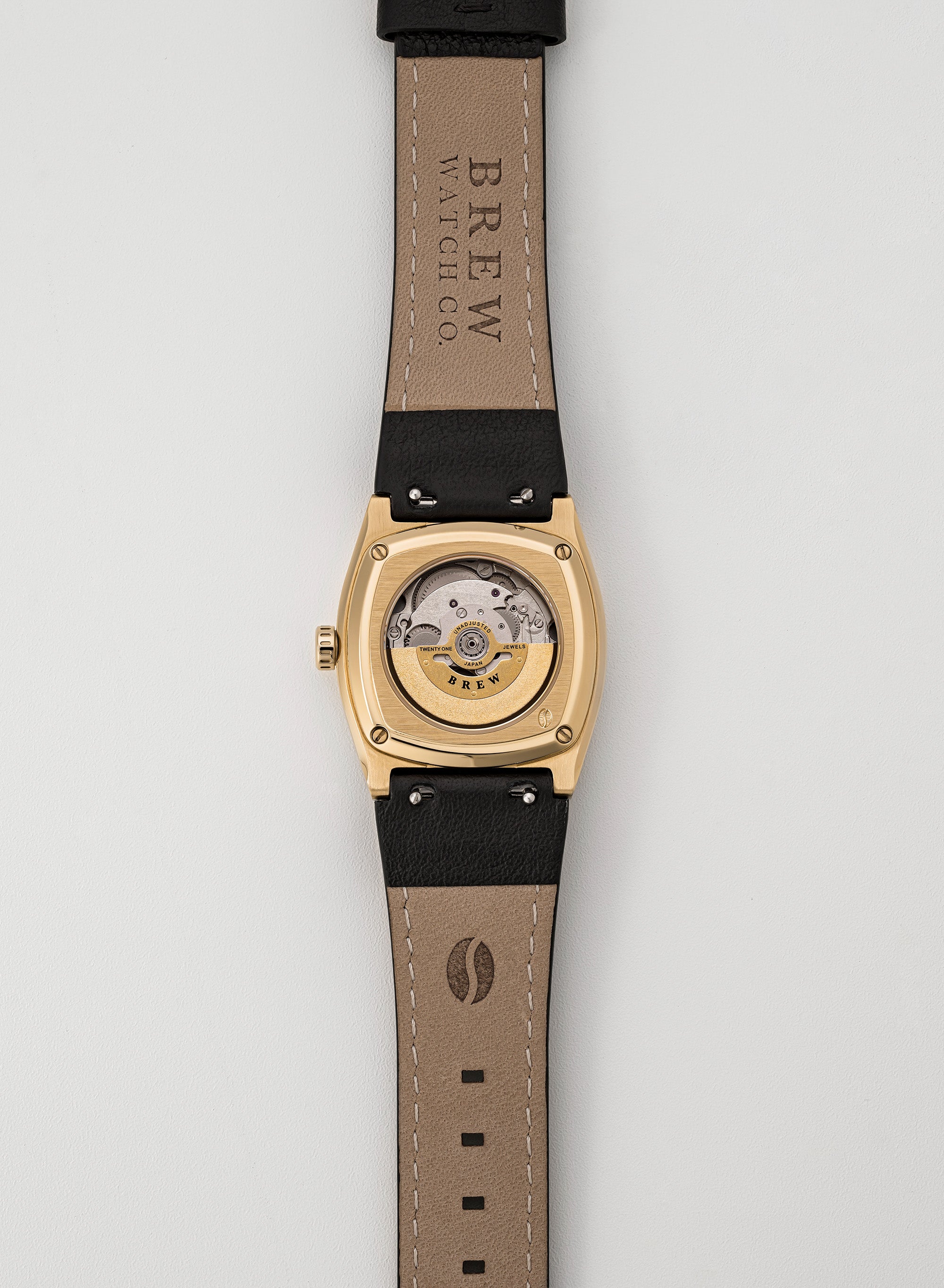 Metric Lite Leather Strap in Black 18.00mm