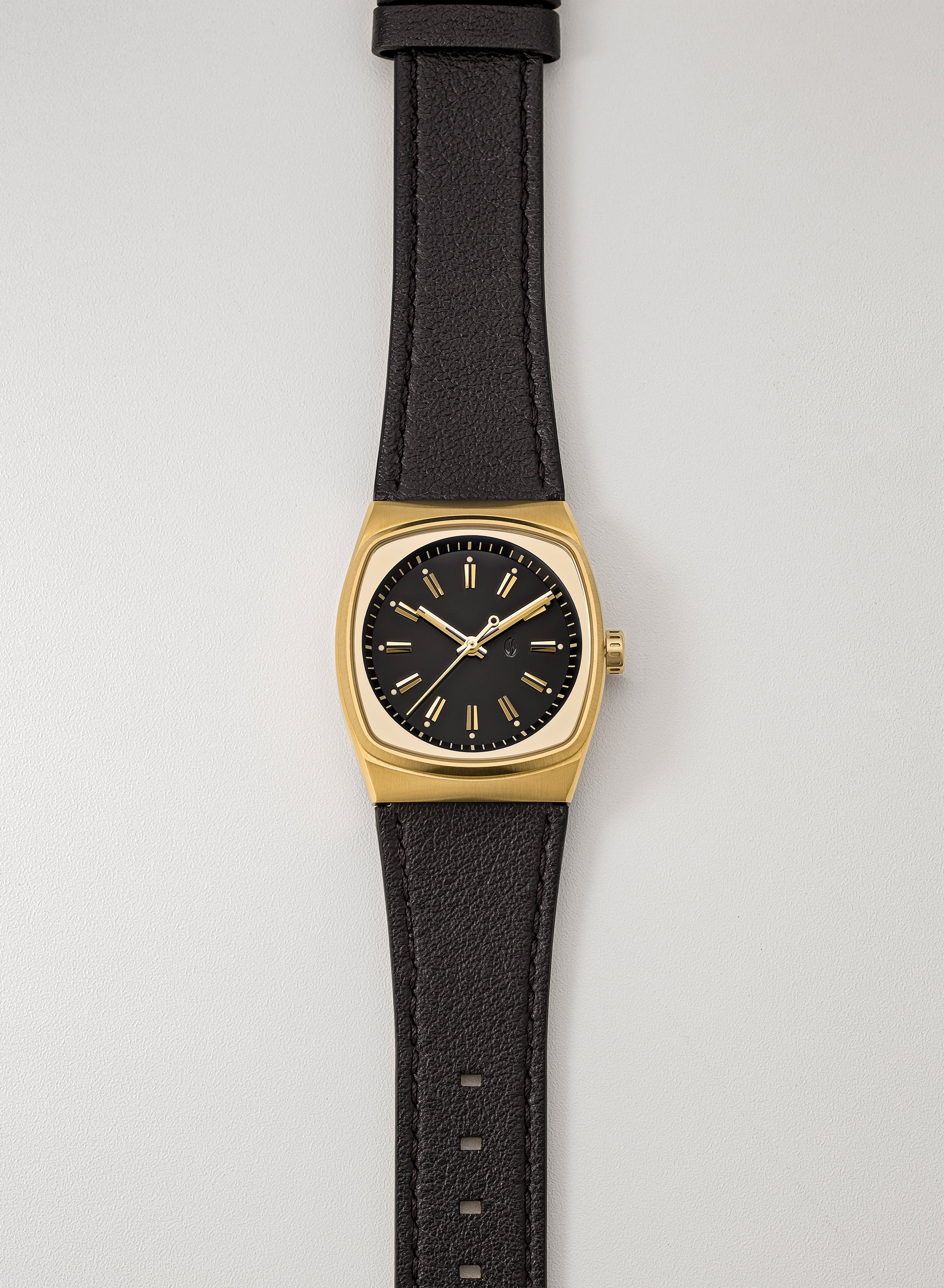 Metric Lite Leather Strap in Black 18.00mm