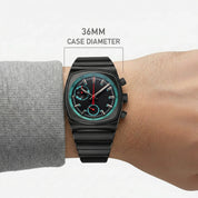 メトリック - ティールとイエロー