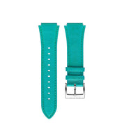 Metric Leather Strap in Teal 19.50mm