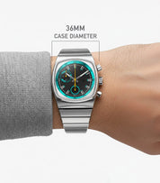 Metric - Teal and Yellow