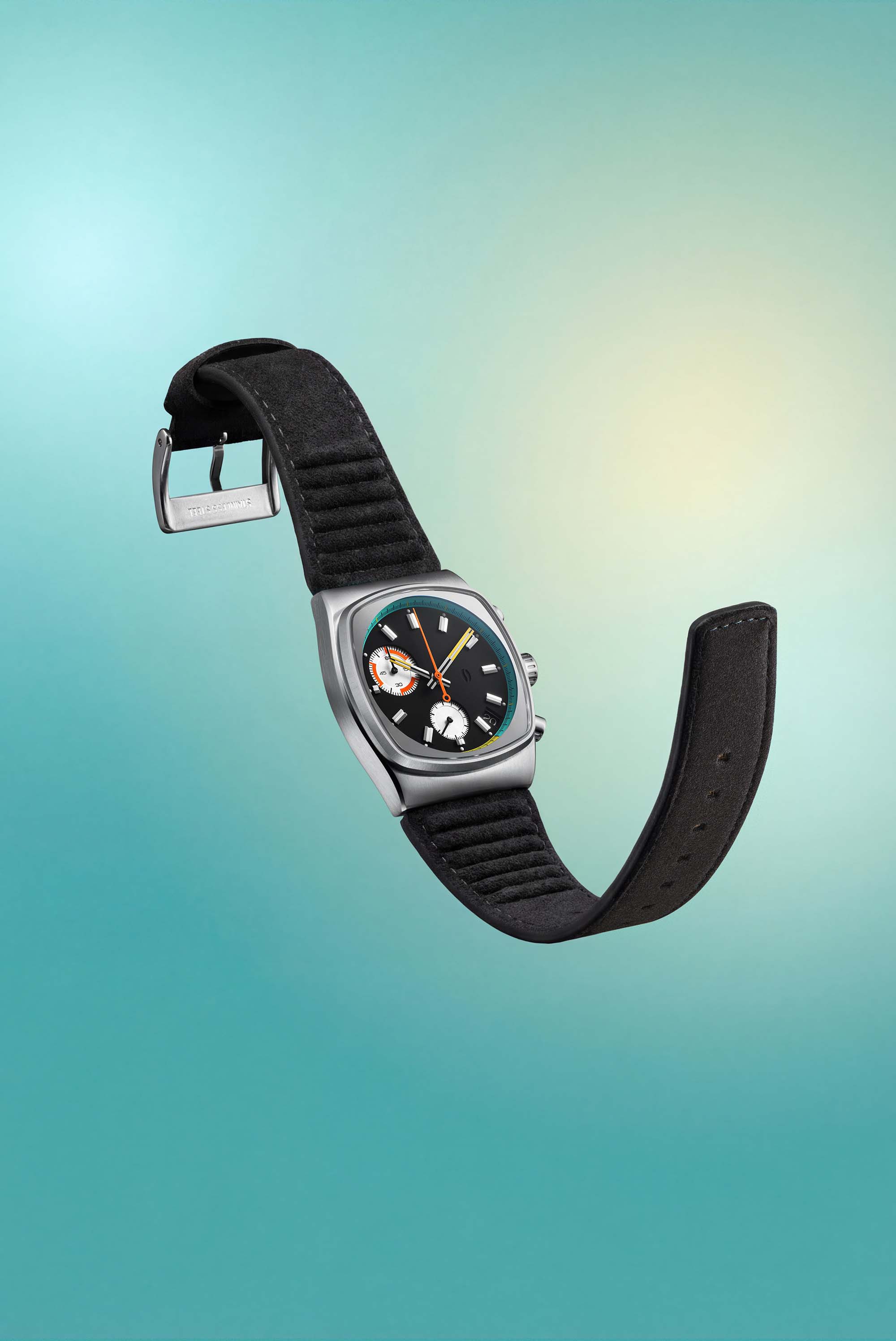 メトリック - ブラックスエードストラップ 19.50mm