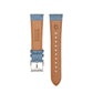 Leather Strap in Light Blue 22mm