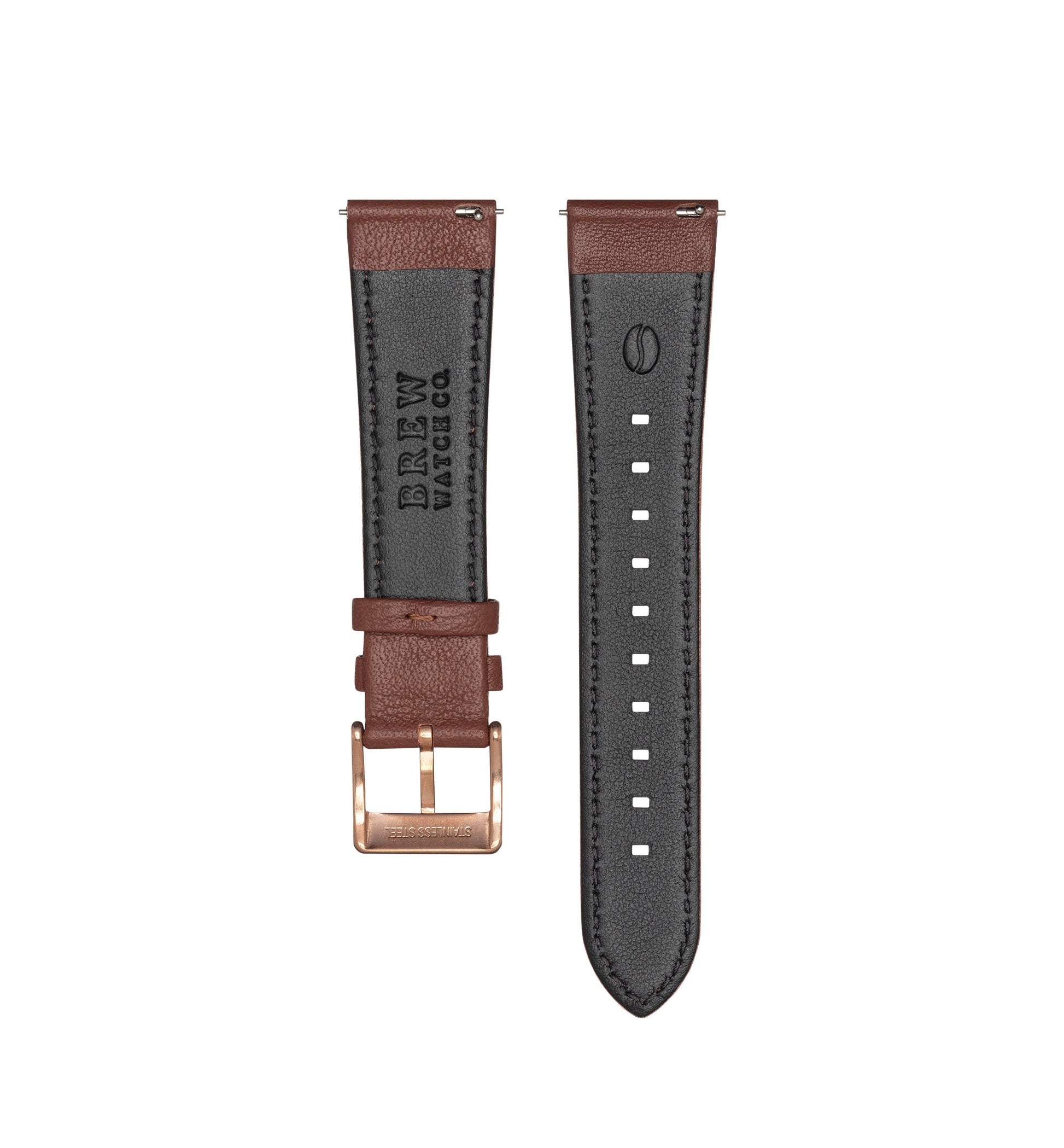 Leather Strap in Brown 22mm