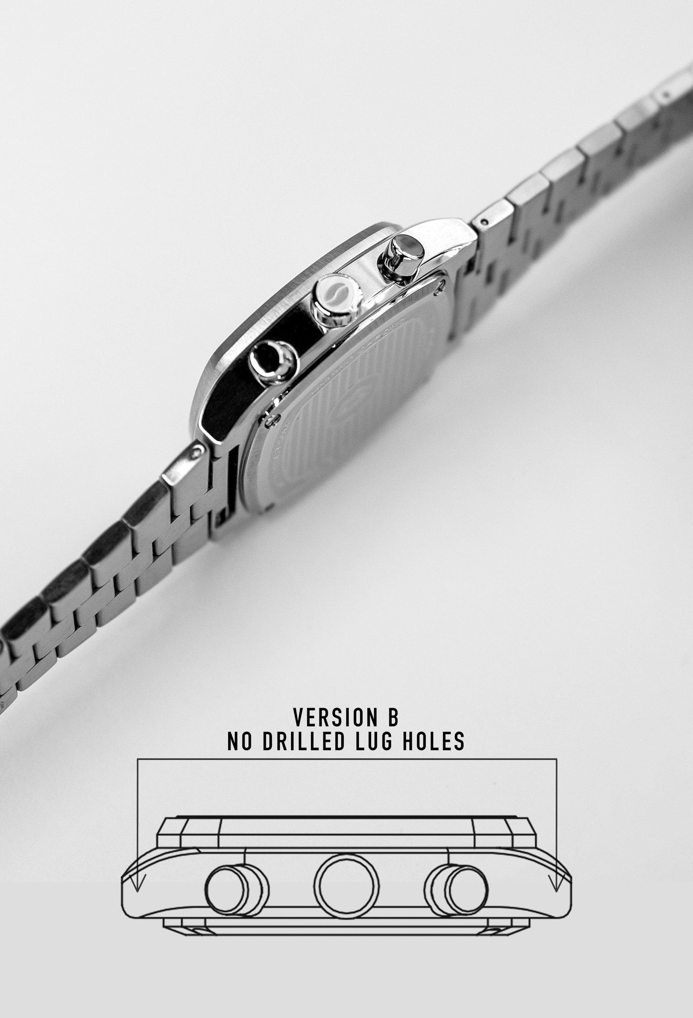 Metric Blue Leather Strap – Brew Watches - Main Image