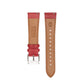 Leather Strap in Red 22mm