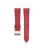 Leather Strap in Red 22mm