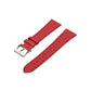 Leather Strap in Red 22mm