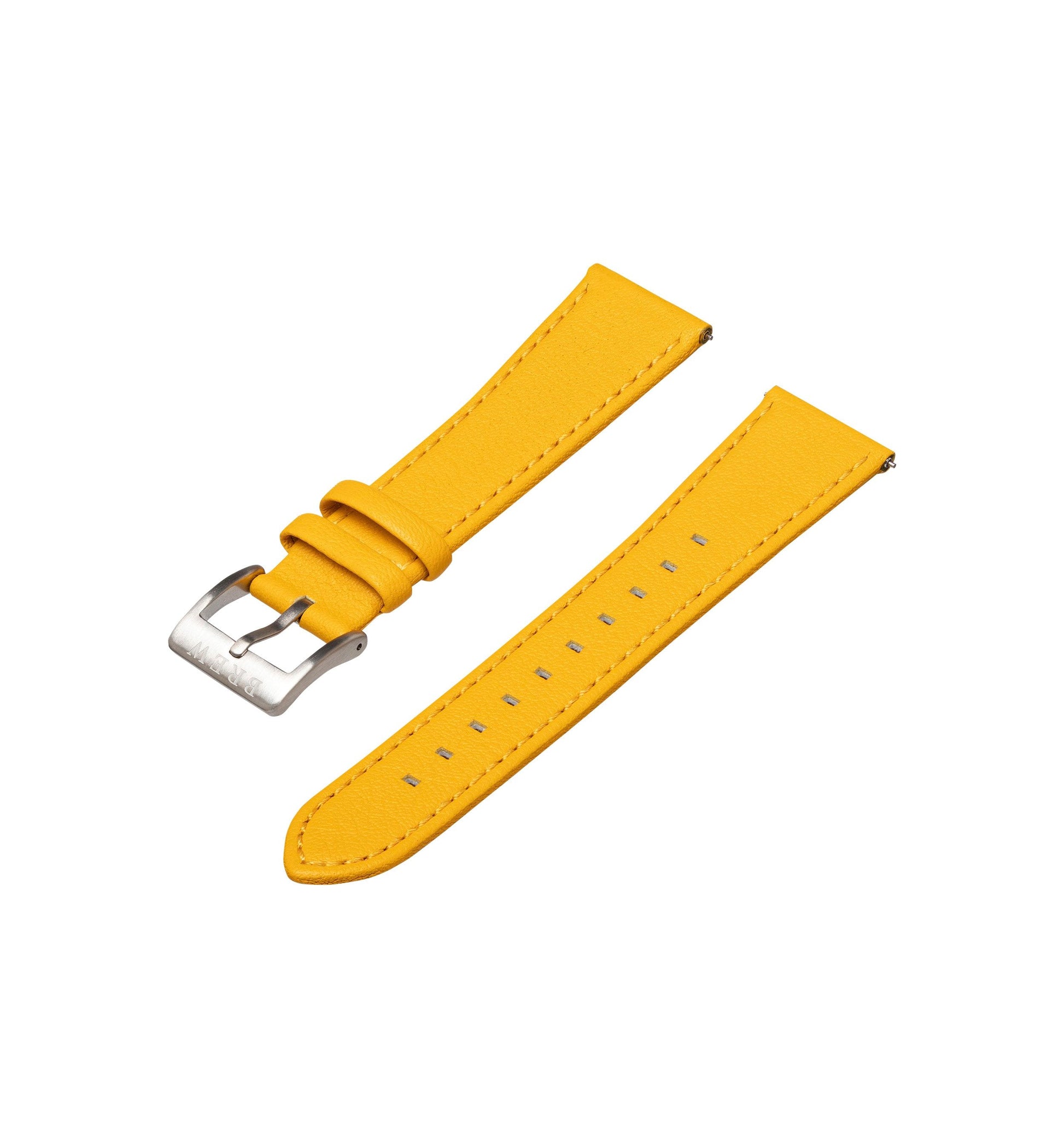 Leather Strap in Yellow Yoch 22mm