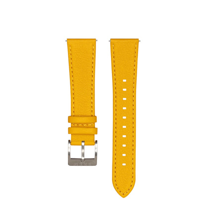 Leather Strap in Yellow Yoch 22mm